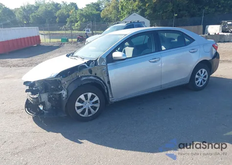 2016 Toyota Corolla L from USA, damaged, VIN 2T1BURHE0GC738401